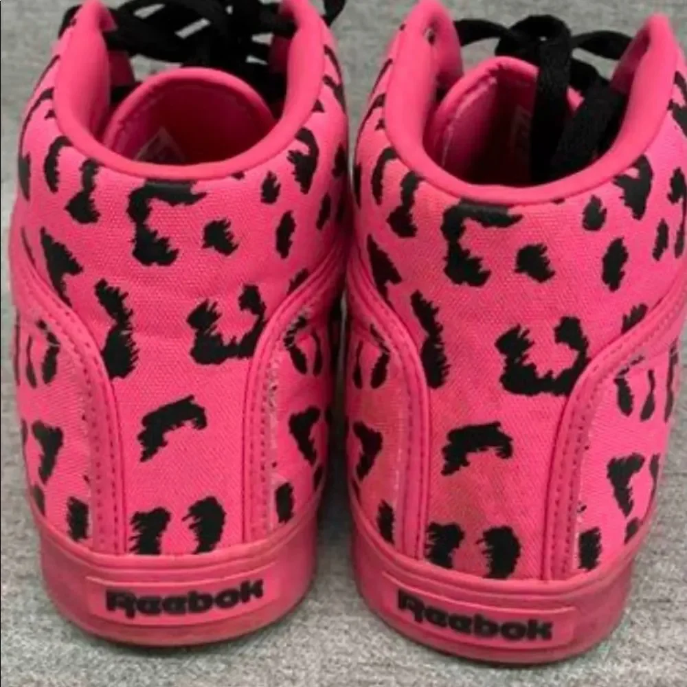 Reebok T-RAWW Tyga Cheetah Rare Limited Edition Hot Pink Shoes V55631 Mens 8
